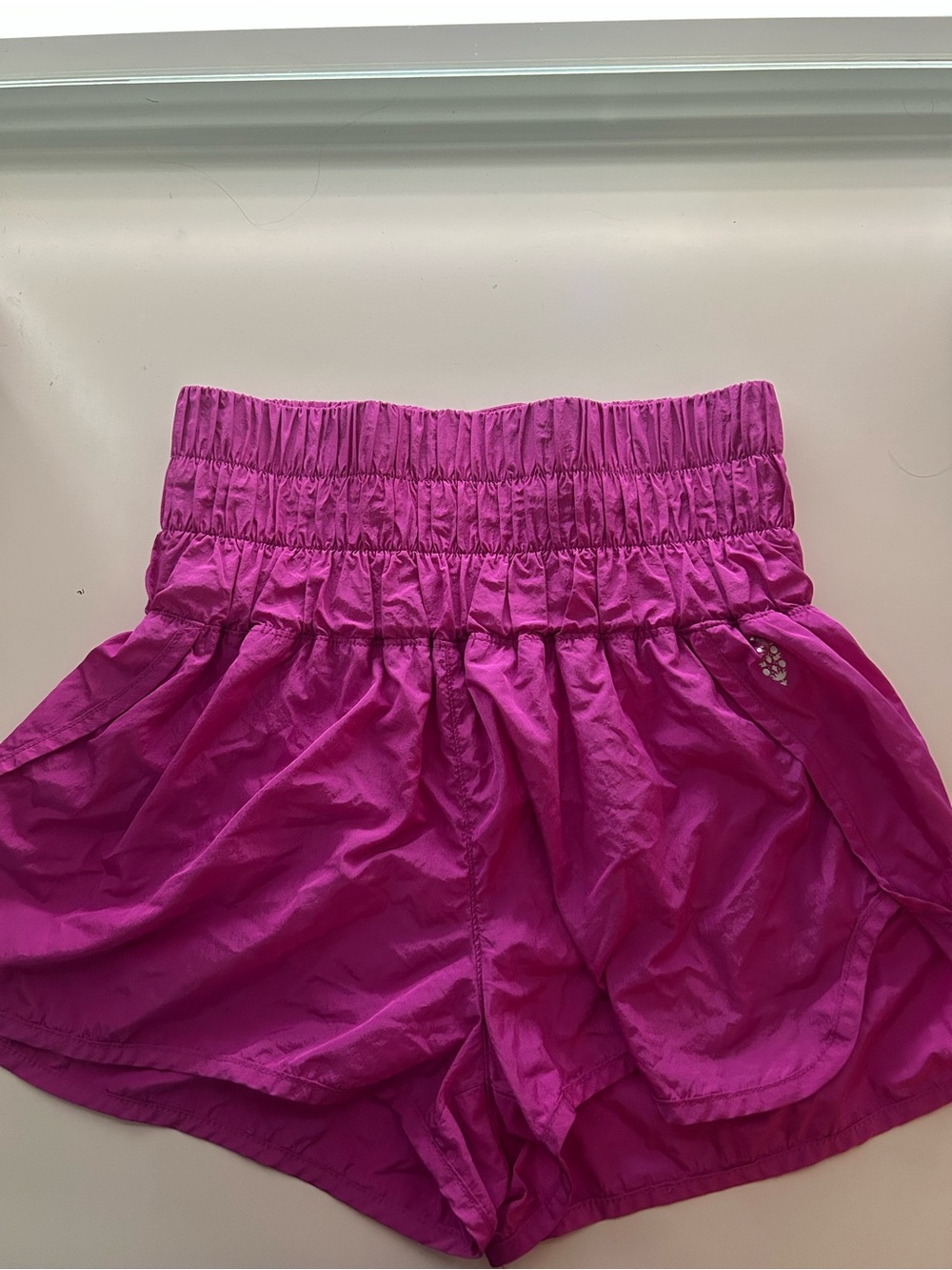Pink free people movement shorts size small